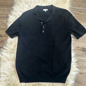 Black Short Sleeve Polo Shirt